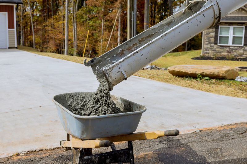 Yard Concrete Pouring
