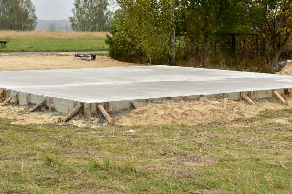 Concrete Base Installation in Fort Walton Beach
