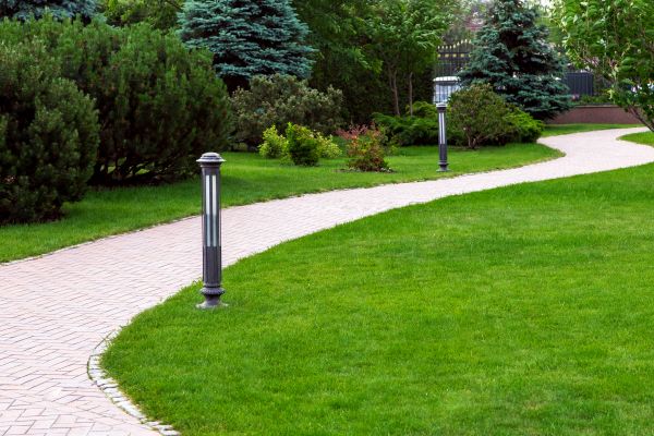 Backyard Sidewalk Installation in Fort Walton Beach